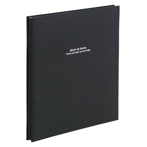 ナカバヤシ(Nakabayashi) 100年台紙アルバム ブラック アH-LD-191-D(68247)(3)