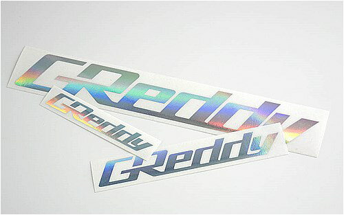 トラスト/TRUST GReddy ステッカー オーロラ M 357×50 抜き文字 18000096 Sticker