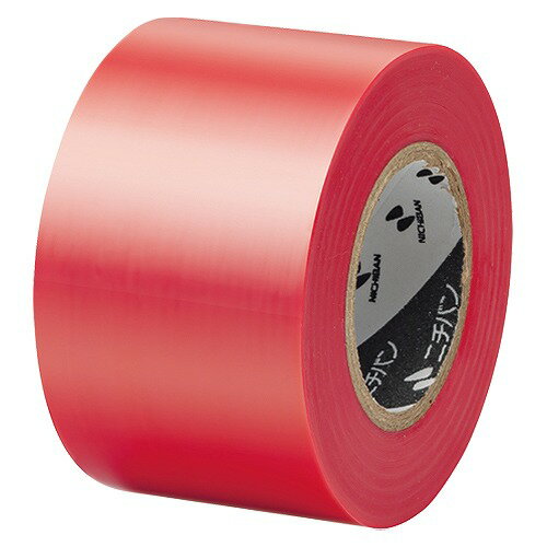 ニチバン(Nichiban) ビニールテープ 赤 幅38mm×長10m VT-381(03656) Vinyl tape