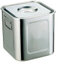 三宝産業 UK 18-8 角型キッチンポット 30cm 手付 0032300 square kitchen pot