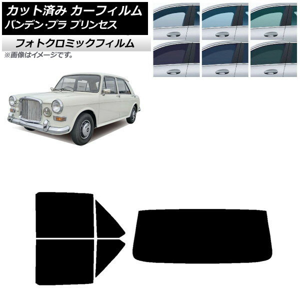 カーフィルム バンデン・プラ プリンセス 1975年〜1978年 グリーン7520 リアセット(1枚型) フォトクロミック AP-WFPM0418-RDR1 Car film