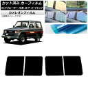 カーフィルム トヨタ ランドクルーザー 70 2ドア ハード 1984年~2004年 リアドアセット カメレオン 選べる3フィルムカラー AP-WFCM0089-RD Car film