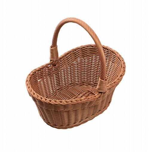 PPラタン 小判型ピクニックバスケット ブラウン 大 PB-460-BR(0333570) rattan oval picnic basket PPラタン 小判型ピクニックバスケット ブラウン 大 PB-460-BR(0333570) rattan oval picnic basket