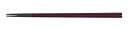 PBT樹脂 面取角菜箸 チーク塗 30cm 6-1348-6(0442430) resin chamfered square chopsticks