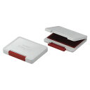 シヤチハタ フォアコートスタンプ台 赤 大形 HCN-3-R(01640) forecourt stamp pad
