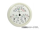 クレセル/CRECER 不快指数計付温湿度計 ホワイト CF-310W JAN:4955286804346 Unpleasant index meter Tem...