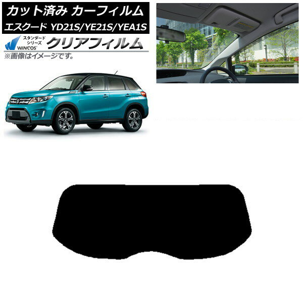 カーフィルム スズキ エスクード YD21S/YE21S/YEA1S リアガラス(1枚型) WINCOS クリア UV25HD AP-WFHD0147-R1 Car film