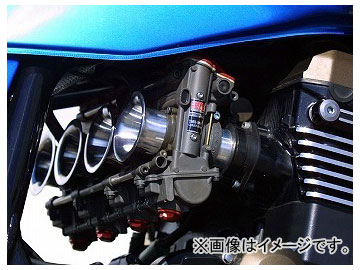 2輪 ヨシムラ ミクニ TMR-MJN38キャブレター 768-297-3002 DUAL STACK FUNNEL仕様（付属ファンネル全長：40mm） カワサキ ZRX1200 Mikuni Carburetor
