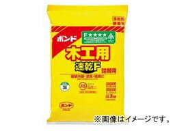 コニシ/KONISHI ボンド 木工用速乾F 3kg ＃40304 入数：6袋 JAN：4901490403042 Fast drying for Bond Woodwork