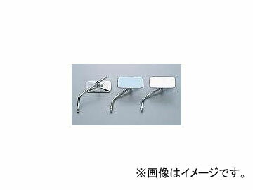 2輪 ハリケーン スクエア ミニミラー 逆ネジ HA6224C JAN：4936887044911 クリアレンズ Square minimiller reverse screw