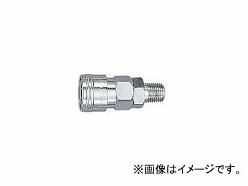 フジマック/FUJIMAC ナットタイプソケット スタンダードカプラ オネジタイプ R3/8 A-107 23DSM JAN：4984546200079 Nut type socket