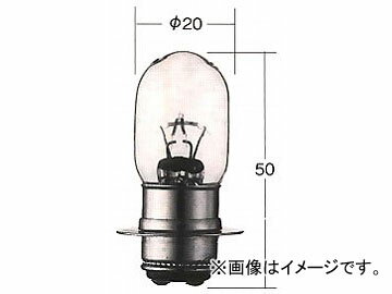 トヨタ/タクティー/TACTI ヘッドランプバルブ 6V 15/15W 口金：P15d-25（小型ツバ付ダブル） V9119-1500