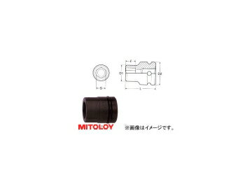 ミトロイ/MITOLOY 1 (25.4mm) インパクトレンチ用 ソケット(スタンダードタイプ) 6角 42mm P8-42 Socket for impact wrench standard type