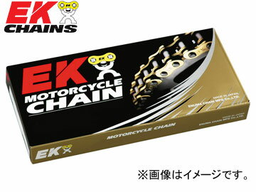 2輪 EK/江沼チヱン レーシングチェーン SXリング エンデューロ/モタード用 ゴールド 530RR/SM（GP,GP） 120L 継手：MLJ トライアンフ トライデント トロフィー