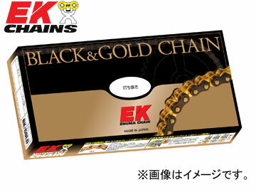 2輪 EK/江沼チヱン シールチェーン QXリング ブラック＆ゴールド 520SRX2（BK,GP） 120L 継手：MLJ KTM EGC EXC EXC ENDURO GS LC4 MX SX SX-CROSS