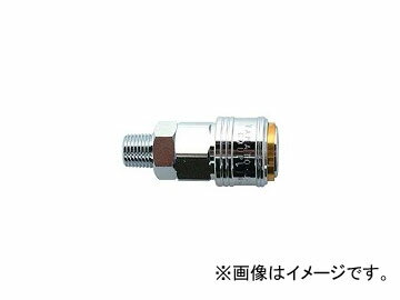 新潟精機 ワンタッチロックカプラソケット 管用めねじ用 R1/4 AOL-3 JAN：4975846872172