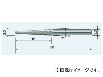 ムラキ メタル・リムーバル マスター超硬バー スパイラルカット CB5A 011S