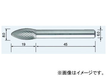 ムラキ メタル・リムーバル マスター超硬バー スパイラルカット CB51C 101S