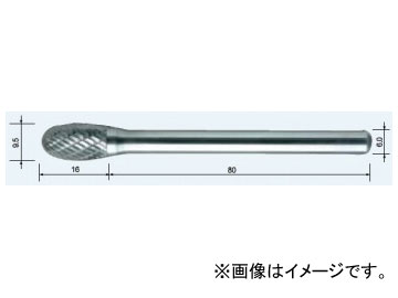 ムラキ メタル・リムーバル マスター超硬バー ロングシャンク マスターカット CB6C 102 80L