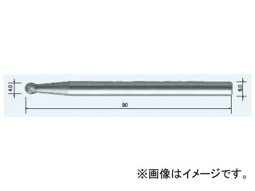 ムラキ メタル・リムーバル マスター超硬バー ロングシャンク スパイラルカット(ステンレス切削用) HD8C 04S 90L