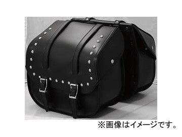 2輪 ケープラス サイドバッグ(振り分けタイプ) P044-0467 ブラック 37×35×19cm Side bag distribution type