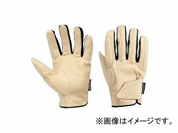 2輪 バギー レザーグローブ ER-281 内縫い アイボリー サイズ:SS,S,M,L,LL