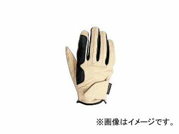 2輪 バギー レザーグローブ ER-281 内縫い アイボリー/ブラック サイズ:SS,S,M,L,LL