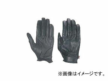 2輪 バギー ユーレルレザーグローブ E-175 内縫い ブラック サイズ:SS,S,M,L,LL