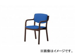 ナイキ/NAIKI 木製チェアー 4本脚タイプ ライトブルー E205BR-LBL 530×510×790mm Wooden chair