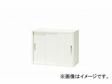 ナイキ/NAIKI リンカー/LINKER スチール引違い書庫 3枚扉 ホワイト CWS-0907H3-HH 899×400×700mm Steel pulling library