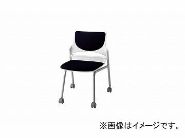 ナイキ/NAIKI 会議用チェアー ブラック E274-2F-BK 544×575×760mm Conference chair