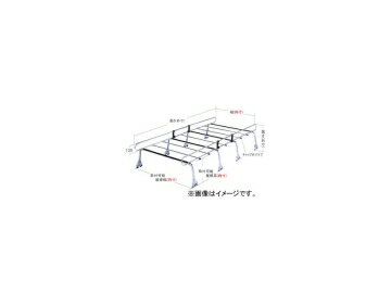 ロッキー ルーフキャリア STRシリーズ 8本脚 雨ドイ挟み込みタイプ STR-550C トヨタ/TOYOTA ダイナ・トヨエース（ルートバン） ハイルーフ LY・BU系 〜H11.5