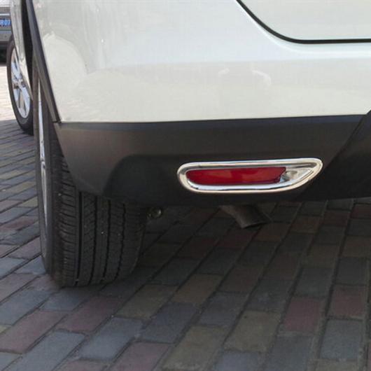 車用メッキパーツ ABSクロームリアフォグライトランプカバートリム 2014 2015 日産 エクストレイル XトレイルXTRAILテール フォグ ライトカバーカースタイリングアクセサリー AL-AA-0814 AL Car plating parts