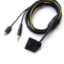 車用ケーブル 3.5mm AUX 入力 アダプタ オーディオ ケーブル メルセデス・ベンツ COMAND 2.0 充電 MICRO USB アダプタ 充電 iPhone Samsung LG AL-AA-6584 AL Car cable