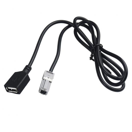 ԗpP[u AUX I[fBI ̓fBAf[^ C[ vO USB A_v^ RlN^ g^ RAV4 EZ @[\ J AL-AA-6951 AL Car cable