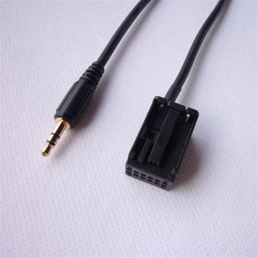 車用ケーブル 3.5mm オーディオ AUX ケーブル 入力 BMW E85 E83 E86 X3 Z4 iPhone ブラック AL-AA-7120 AL Car cable