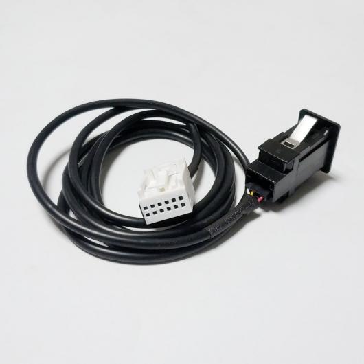 車用ケーブル ピン CD チェンジャーソケット 3.5mm AUX INソケット オーディオ 入力ハーネスワイヤー ケーブル アダプタ BMW E60 E61 E62 E63 E64 AL-AA-7169 AL Car cable