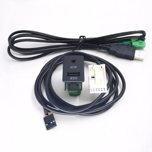 ԗpP[u AUX USB XCb`\Pbg I[fBI A_v^ USB AUX C[ P[u BMW E60 E61 E63 E64 E66 E81 E82 E70 E90 AL-AA-7207 AL Car cable