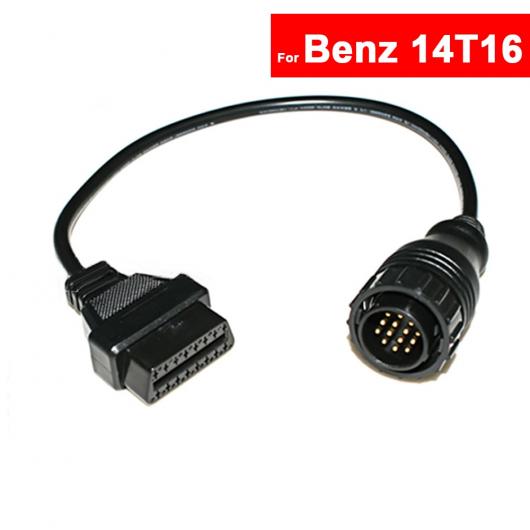 ԗpP[u 14s 16s OBD2 A_v^ ZfXxc Ԑffc[ A_v^ ϊ P[u AL-AA-7616 AL Car cable