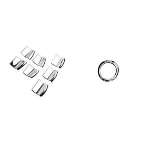 日産 デュアリス J11 エクストレイル T32 シルフィ シルフィティアナ ティーダ クローム ウインドウ リフトスイッチボタン カバー 8ピース AL-BB-1841 AL Car plating parts