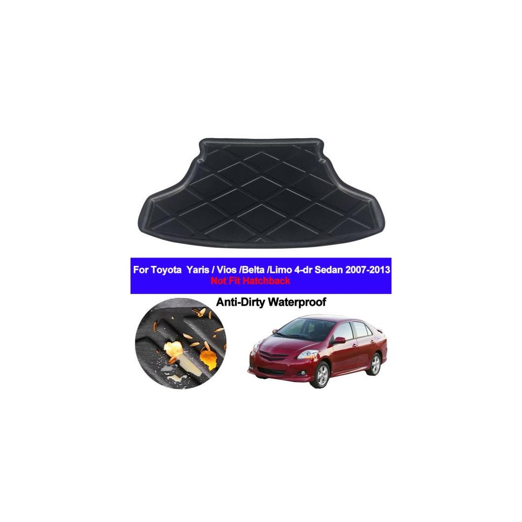リア トランク カーゴ ライナー トランクフロアマット トレイ マット に トヨタ ヤリス ヴィオス ベルタリムジン 2007-2012 2013 4 ドアセダン AL-BB-2703 AL Interior parts for cars