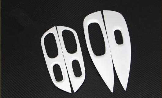 日産 エクストレイル 2014 2015 2016 ABS クローム インテリア ドアアームレスト カバー トリム ウィンドウスイッチボタン ステッカーベゼル AL-BB-6866 AL Car plating parts