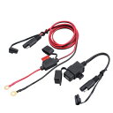 2.1A 防水 オートバイ 12V SAE USB インターフェース 充電器 ケーブル アダプタ キットインラインヒューズ GPS AL-BB-7305 AL Car parts