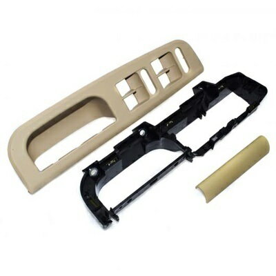 3ピースセットマスターWINDOWSスイッチベゼルトリムブラケットベージュ ブラック 1J1867179A VW ジェッ..