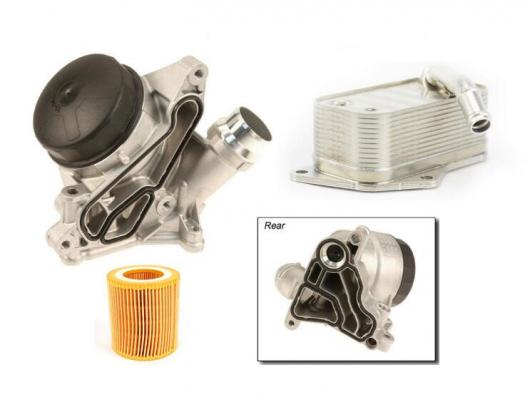 1セット オイルクーラーモジュールアセンブリ BMW E90 E60 F30 F10 X5 X3 X4 130i 125i 325i 330i 528i..