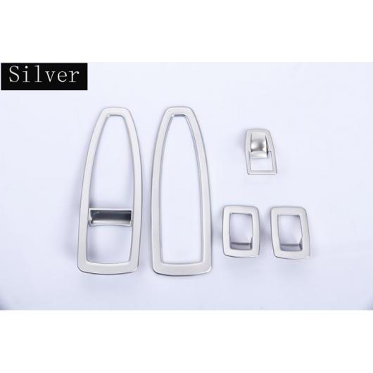 BMW 3シリーズF30 2013-2018 ABS ウインドウ リフトドアボタン コントロール フレームセット 5ピース シルバー AL-CC-7664 AL Interior parts for cars