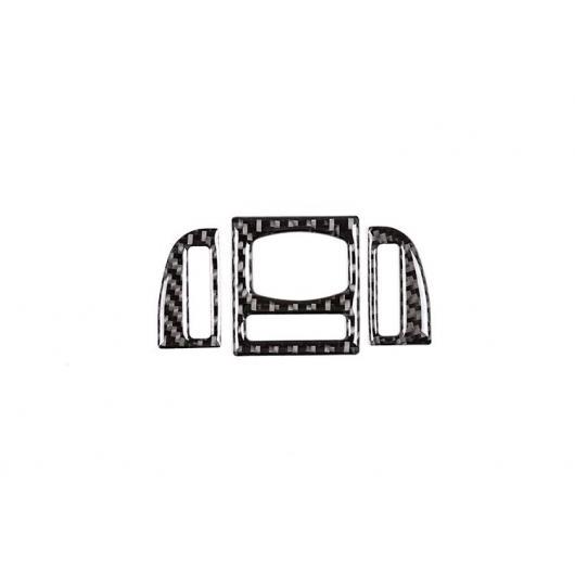 3個 カーボンファイバースタイルセンター三菱アウトランダー トリム ステッカー BMW 5 シリーズ F10 F18 520 2011-2016 Carbon Fiber AL-DD-4338 AL plating parts