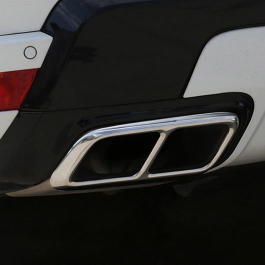 2個 光沢 シルバークロームステンレス スチール エキゾースト パイプ カバー レンジローバースポーツ 2018 2019 2020 選べる2バリエーション Shiny Silver・Glossy Black AL-DD-5863 AL Interior parts for cars