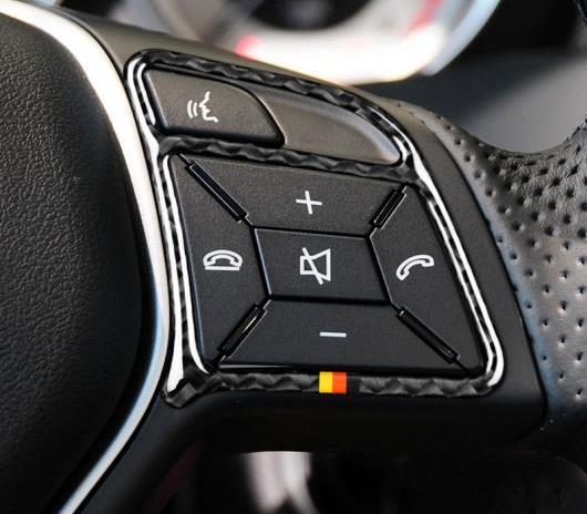 車用内装パーツ 2個 適用: メルセデスベンツ Cクラス W204 2011-2013 ステアリング ホイール ボタン カ..