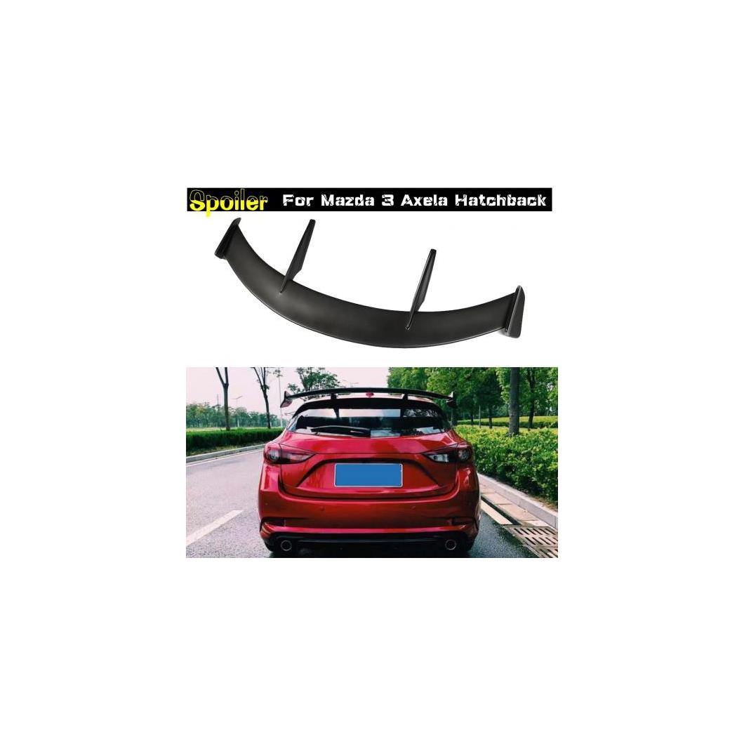 車部品 適用: マヅダ 3 アクセラ ハッチバック 2013-2018 FRP 素材 未塗装 リア スポイラー ウイング トランク メンバー カバー AL-DD-8864 AL Car parts